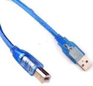 10Ã׏߯·ÖÊUSB±ê×¼2.0´òÓ¡Ïß͸Ã÷À¶Í¨ÓÃÐ͸ßËÙ10M USB·½¿Ú´òÓ¡Ïß