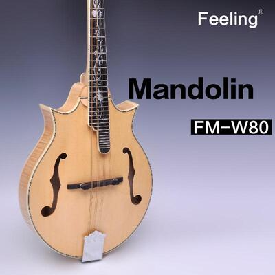 曼陀铃琴FM-W80纯手工专业级定制Mandolin曼陀林feeling工厂直销