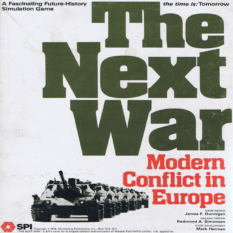 桌游驿站 The Next War:Modern Conflict in Europe二战兵棋定制