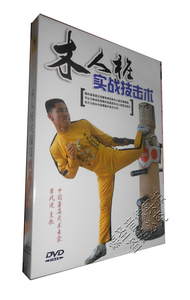 正版木人桩实战技击术DVD基础入门视频教学教程dvd光盘碟片