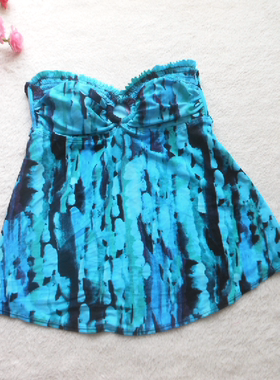 K1088 孕婦泳衣   抹胸背心分体泳衣上衣