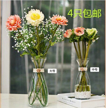 水培花器瓶创意玻璃花瓶透明水培小吊瓶水培植物容器经典插花瓶
