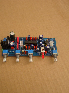 新款-单电源12V直流音调功放板LM1036+5532前级放大特价优惠