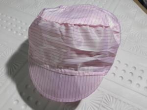 蓝黄粉白色小工帽防静电帽子无尘帽防尘帽无尘车间专用