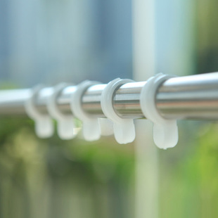 晾衣架配件 防风钩 防风挂钩 防风扣 挂衣勾/ABS塑料 折叠伸缩