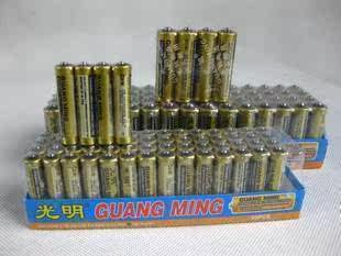 光明5号电池1条60粒五号光明普通aa碳性1.5v空调遥控器玩具