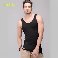 Áo cotton nam mùa hè Áo yếm mỏng vừa vặn Áo thể thao thể thao Quần lót nam size lớn - Áo vest áo lót nâng ngực