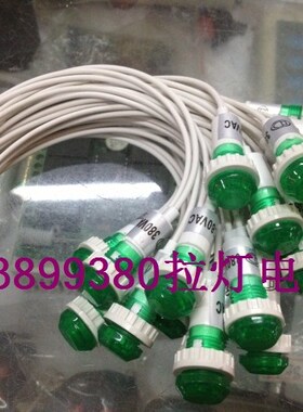 指示灯热水器开水箱温控蒸饭柜指示灯380V开关指示灯好质量绿色
