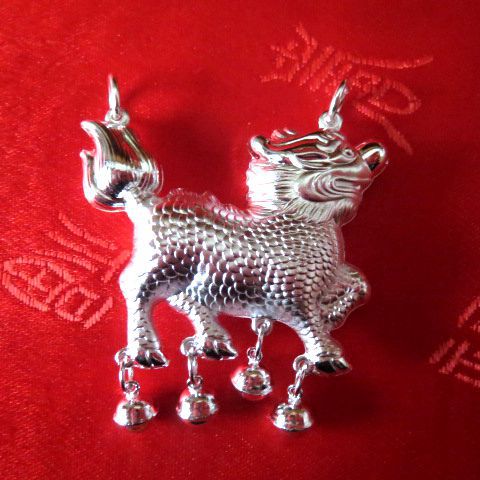 宝宝银锁纯银足银百岁生日礼物