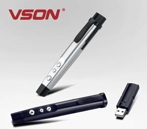 天美意v890 原装 VSON PPT投影遥控翻页笔 正品 电子教鞭笔