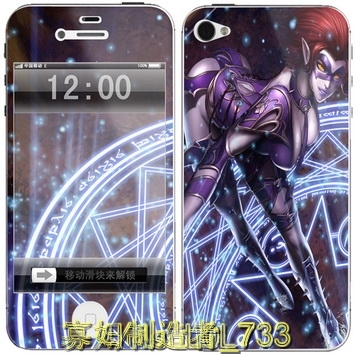 SEÆ»¹ûiphoneÁù5Îå6ÊÖ»ú7Æß´ú4ÌùÖ½²ÊĤÌùĤ¹Ñ¸¾ÖÆÔìÕßÒÁܽÁÕEVE5