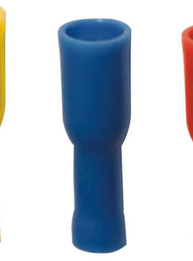 代理进口 子弹头带护套端子FRD5-195（母） MRD端子 黄色