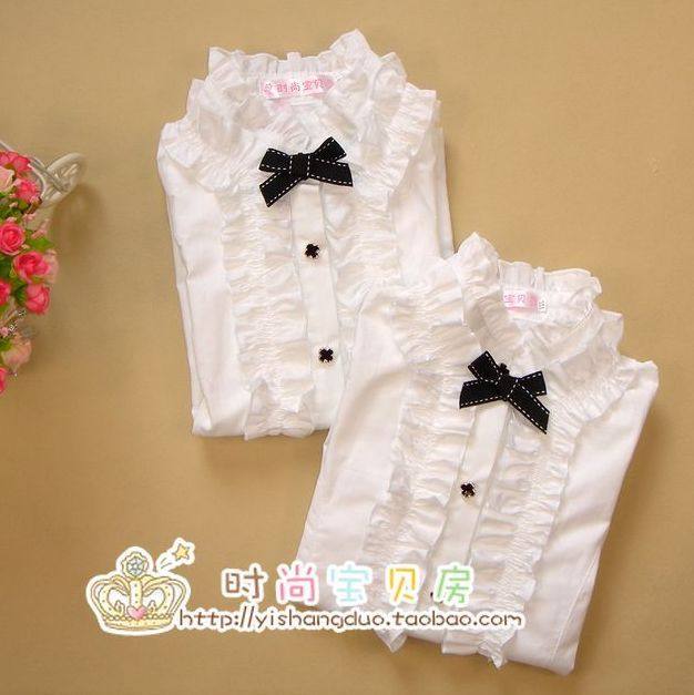 Chemise fille à manche longue - Ref 2085604 Image 1