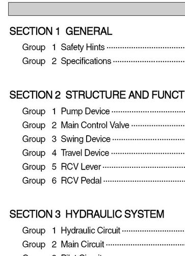 R250LC-7挖掘机维修手册