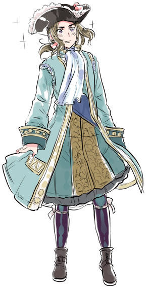 布偶幻想乡 定做 APH 黑塔利亚 法/国 弗朗西斯 民族服 cosplay