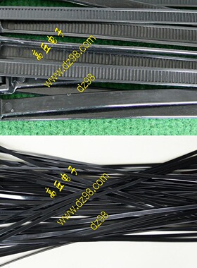 超长592宽8.9厚1.77毫米 防紫外线 黑色 尼龙 塑料600x9x1.77扎带