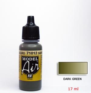 钢铁苍穹 AV 喷涂水性漆 71012 深绿色 17ml