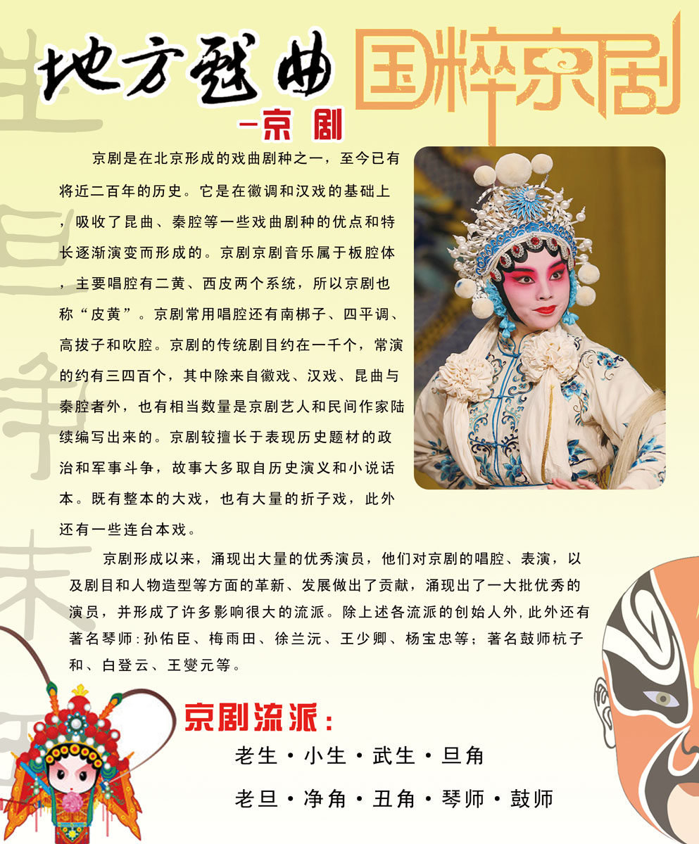 533海报印制海报展板素材1地方戏曲之国粹京剧