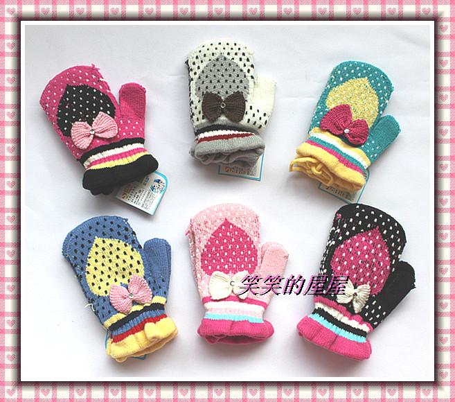 Gants pour fille en de laine - Ref 2150632 Image 1