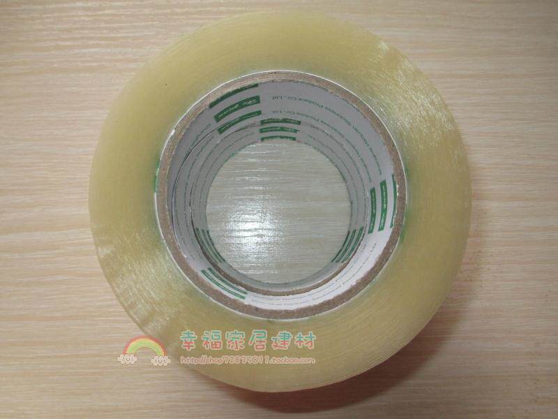 高粘度封箱带透明胶带:宽4.5CM肉厚2.3-2.4cm 实际1
