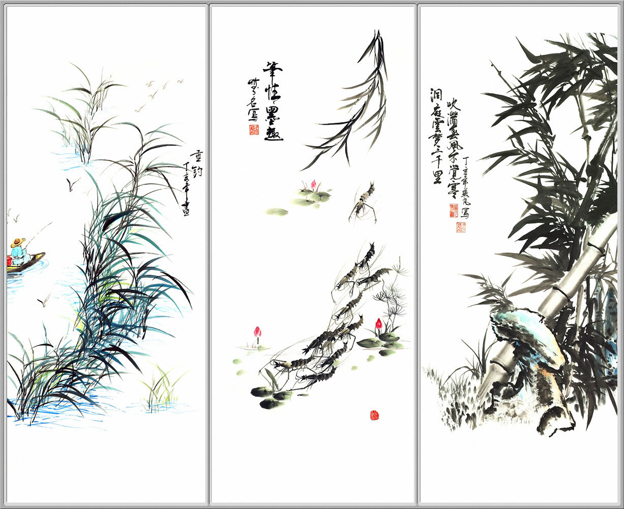 705海报印制展板写真喷绘41绘画书法文化艺术国画三图zip - 副本