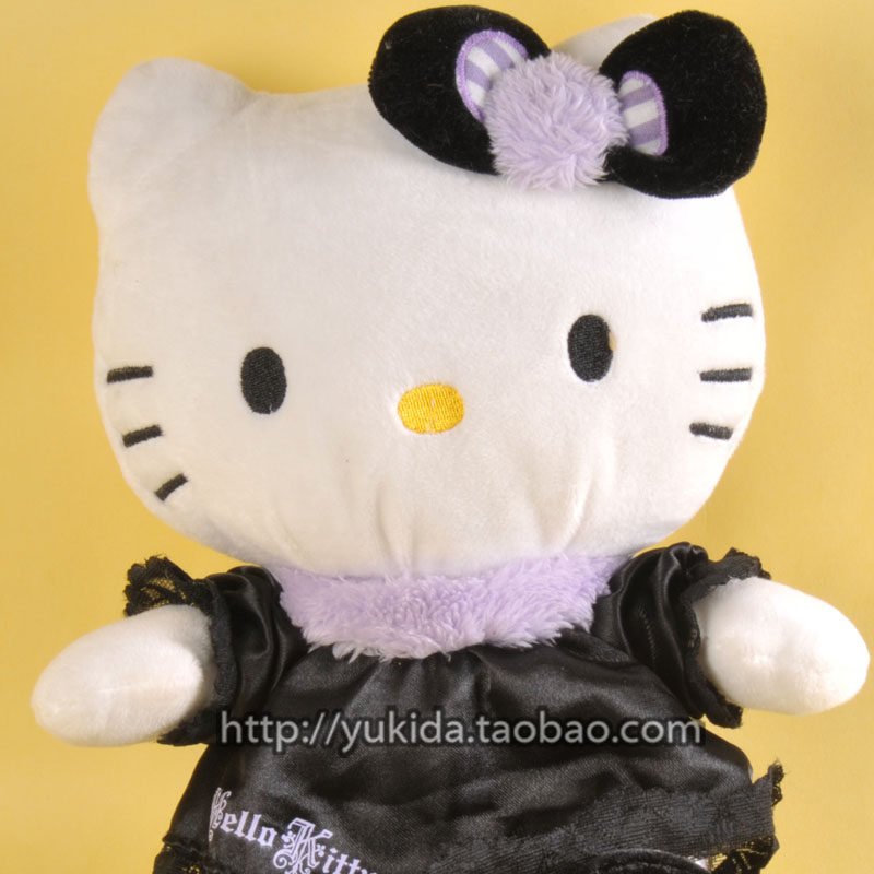 Sanrio法国版 三丽鸥hello kitty毛绒布艺类玩具公仔万圣节哈喽猫