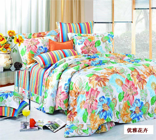新款特价甩卖 芳恩婚庆家纺床上用品 梦之韵精棉 被单被套四件套