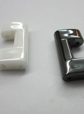 陶瓷手表配件 陶瓷尾粒 尾节 末节陶瓷粒 接扣陶瓷粒 J12手表配件