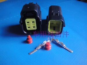 4P汽车防水插头 连接器电源接插件公母 端子接头 电线连接器