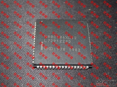 微处理器N80C186XL12INTELPLCC68