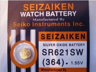 精工原装 1.55伏 钮扣电池 SR621SW 364 可批发