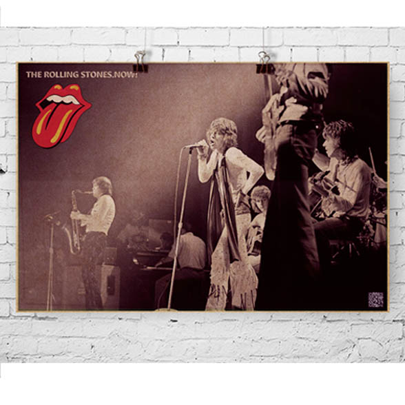 滚石乐队海报Jagger定制翻印