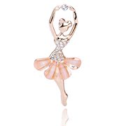 Ya na dance ballet girl brooch pin jewelry rhinestone brooch pin-Han Cape clasp W0104