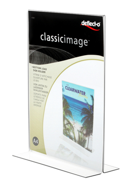 迪多T型双面透明桌牌台牌展示台签餐牌会议牌菜单提示牌点餐牌