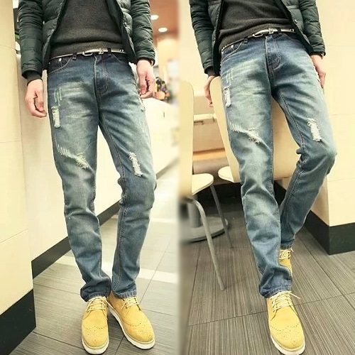 Jeans pour jeunesse droite en vrac pour été - Ref 1465699 Image 1