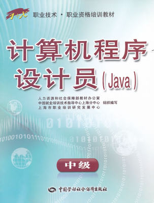 正版 计算机程序设计员（Java）中级——“1+X”职业技术职业资格培训教材上海市职业培训研究发展中心组织写职业技能鉴定考