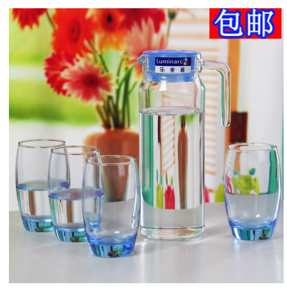 【包郵】弓箭樂美雅玻璃水具水壺冷水壺玻璃杯水杯凝彩套裝CG059在類目 餐飲具, 杯子/水杯/水壺, 水具套裝中 - 來自Buy2taobao.com提供專業的淘寶代購服務