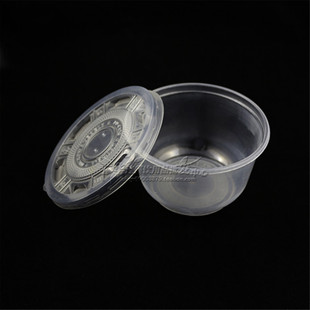 一次性塑料打包碗汤碗车仔面碗杂酱面碗饺子快餐盒500ml 600套/箱