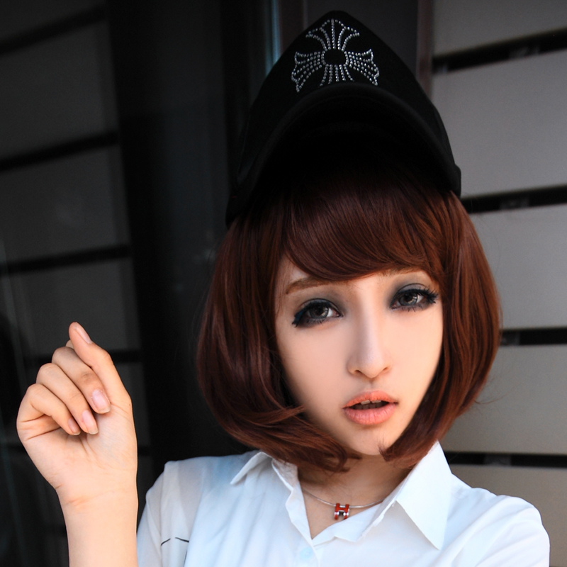 Perruque ANNA LUO  .  tete BOBO - Ref 2610085 Image 1