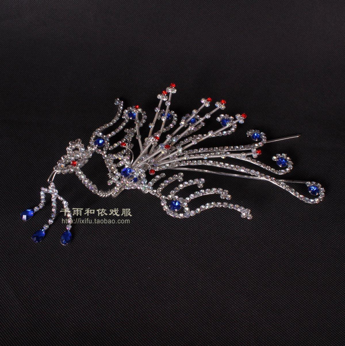 卧凤 木钻凤 大卧凤戏曲用品花旦头饰大正凤小旦头饰 老旦头饰