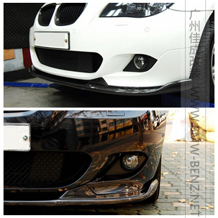 TECH前杠用HAMANN款 前下巴 宝马5系改装 碳纤维前唇 E60