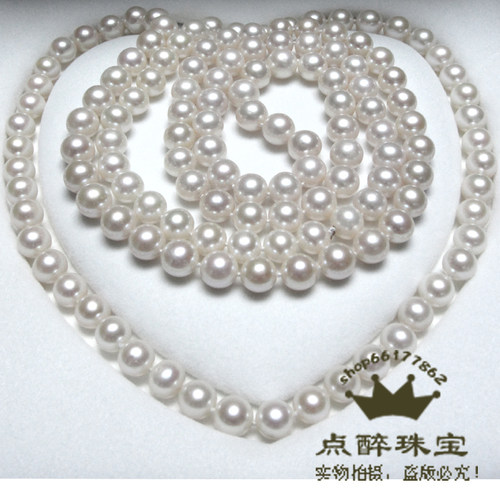 无核毛衣链淡水白色点醉价格实惠