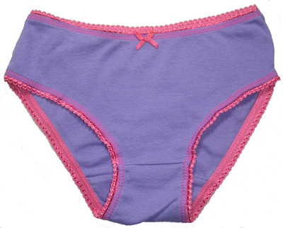 女童紫色全棉三角内裤