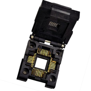 YAMAICHI原装正品 测试座IC51-0444-400 PLCC44 翻盖 测试座