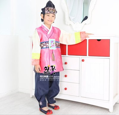 男孩舞台演出表演韩式男童韩国朝鲜族民族服装儿童韩服H-E01547