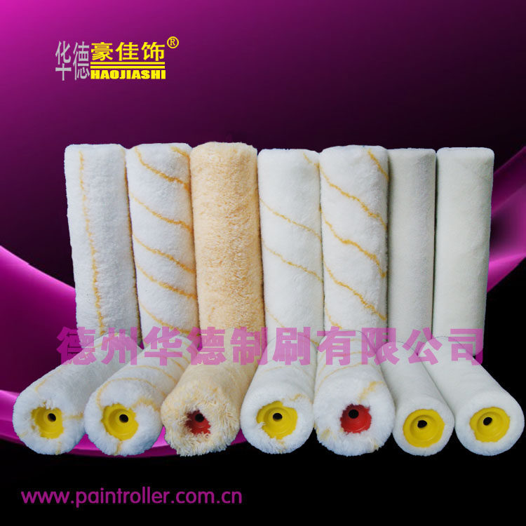 9寸油漆滚筒刷德国插入式滚刷8mm手柄真羊毛腈纶涤纶98系列可换头