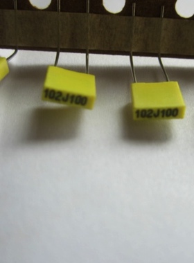 102J100 1nf 102 黄色电容 逆变焊机维修常用配件