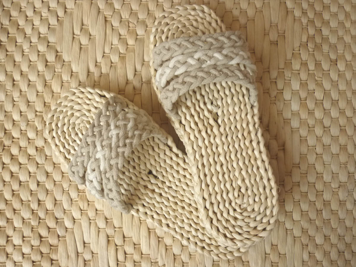 亚麻草鞋男士纯手工草编透气舒适