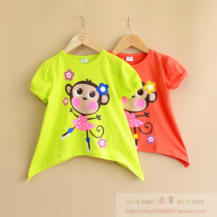 【包邮】夏季新品  女童 短袖T恤