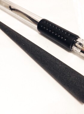 碳化硼油石 锥形磨刀石棒，碳化硼圆柱100*3-10毫米 耐磨黑色